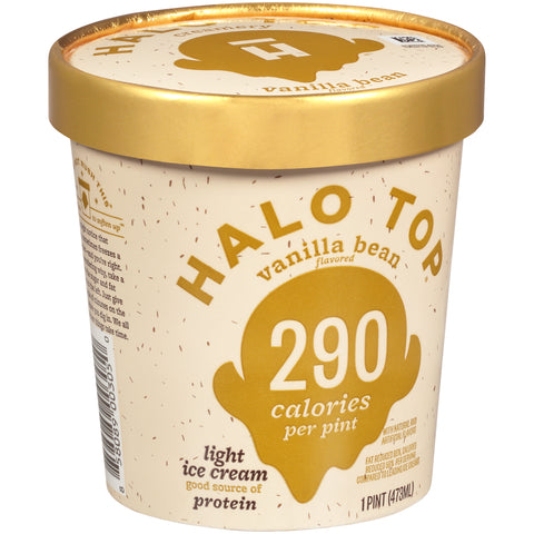Velvet Ice Cream ICE CREAM VANILLA BEAN HALO TOP PINT