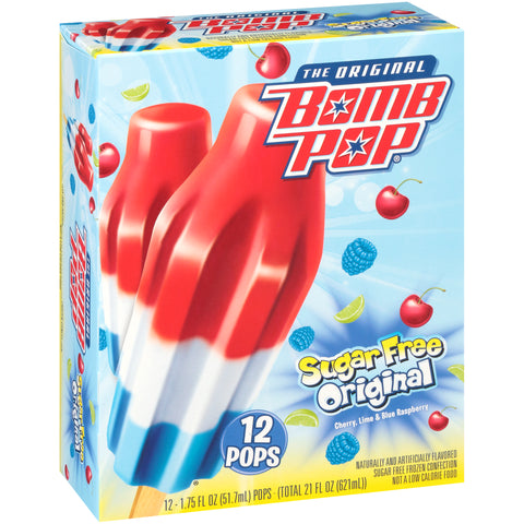 Blue Bunny ICE CREAM BOMB POP SUGAR FREE