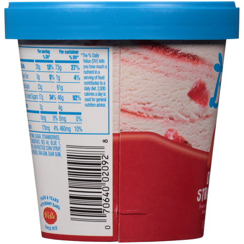 Blue Bunny ICE CREAM DOUBLE STRAWBERRY