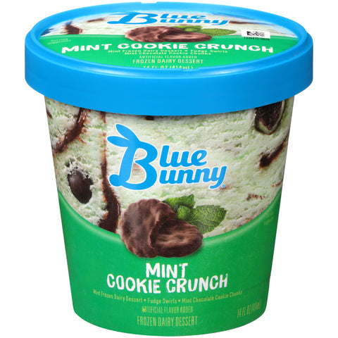 Blue Bunny ICE CREAM MINT COOKIE CRUNCH