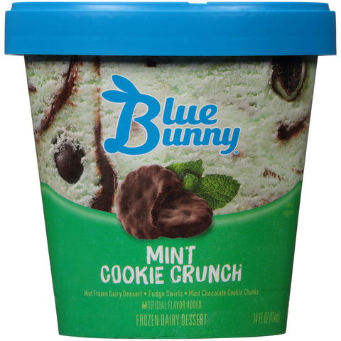 Blue Bunny ICE CREAM MINT COOKIE CRUNCH