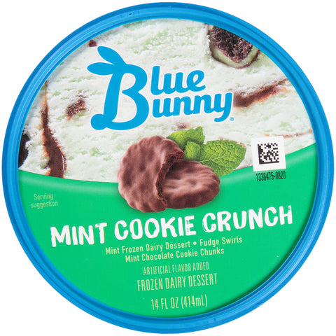 Blue Bunny ICE CREAM MINT COOKIE CRUNCH