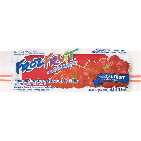 FrozFruit® ICE CREAM BAR CHUNKY STRAWBERRY