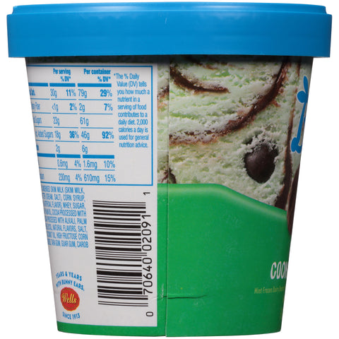 Blue Bunny ICE CREAM MINT COOKIE CRUNCH