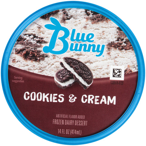 Blue Bunny ICE CREAM COOKIES & CREAM