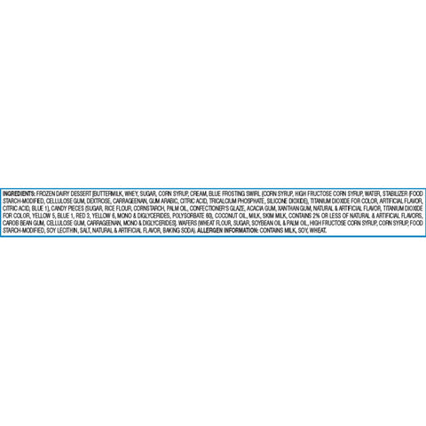 Blue Bunny Birthday Party Sandwich Bar, 4.25 Fluid Ounce -- 24 per case