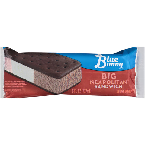 Blue Bunny ICE CREAM BIG NEAPOLITAN® SANDWICH