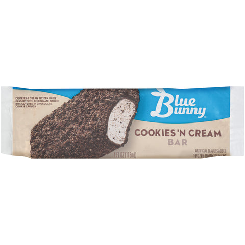 Blue Bunny ICE CREAM BAR COOKIES & CREAM
