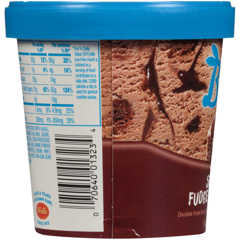 Blue Bunny ICE CREAM SUPER FUDGE BROWNIE® PREMIUM