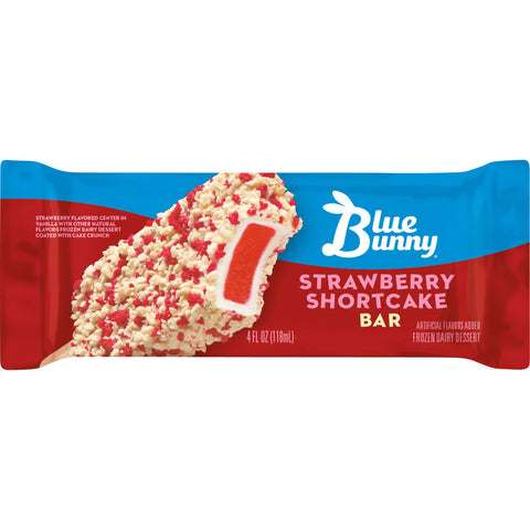 Blue Bunny ICE CREAM BAR STRAWBERRY SHORTCAKE