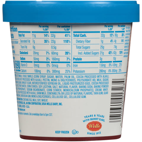 Blue Bunny ICE CREAM SUPER FUDGE BROWNIE® PREMIUM