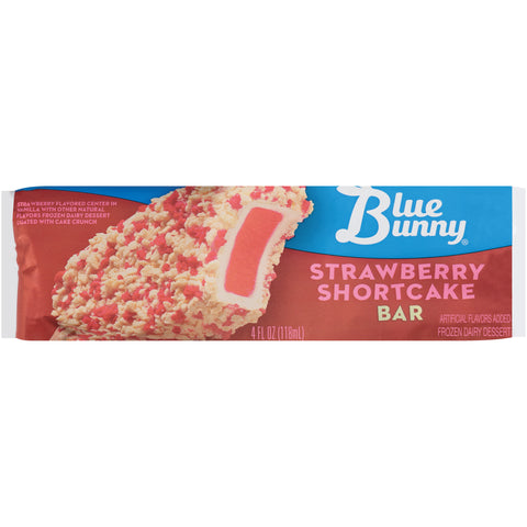 Blue Bunny ICE CREAM BAR STRAWBERRY SHORTCAKE