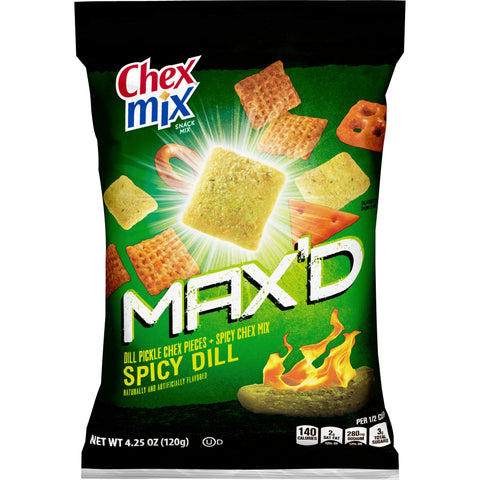 Chex Mix MAX D Spicy Dill Snack Mix, 4.25 Ounce -- 8 per case