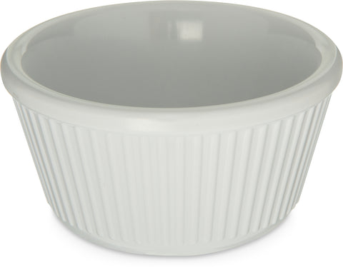 Carlisle RAMEKIN FLUTED WHITE 4 OZ