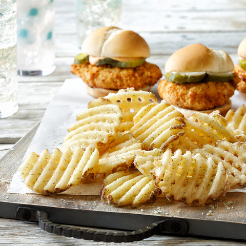 Conquest Skinned Lattice Fries, 4.5 Pound -- 6 per case.