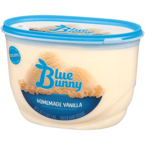 Blue Bunny ICE CREAM VANILLA OLD FASHIONED