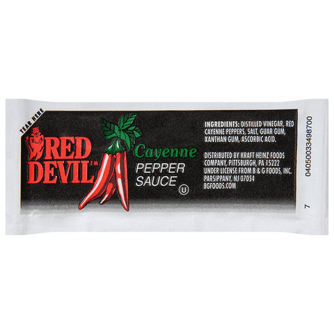 Sauce Pepper Cayenne Single Serve Packet 714200/78002930