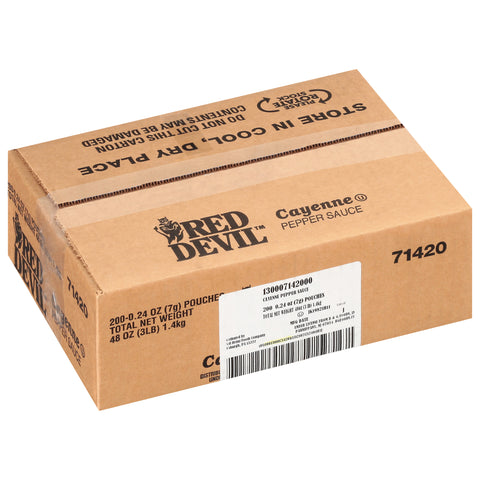 Sauce Pepper Cayenne Single Serve Packet 714200/78002930
