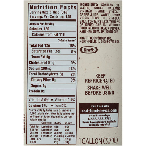 Kraft Pure DRESSING BALSAMIC CREAMY PURE POURABLE REFRIGERATED