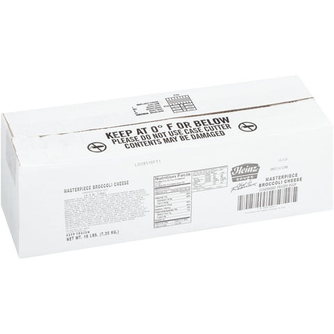 Chef Francisco Broccoli Cheese Soup with Florets, 4 Pound -- 4 per case