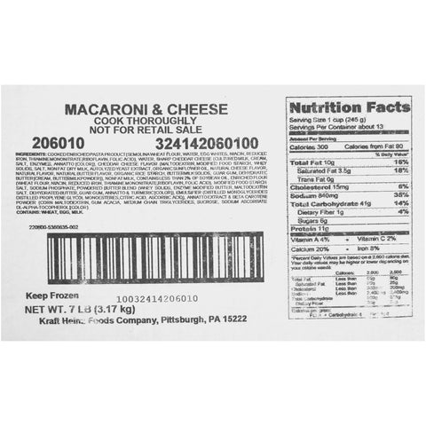 Macaroni & Cheese Bag 78004288