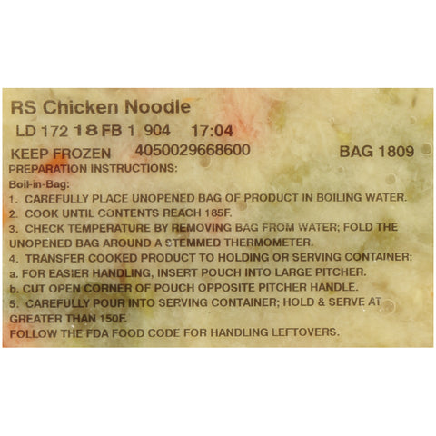 Soup Chicken Noodle Reduced Sodium