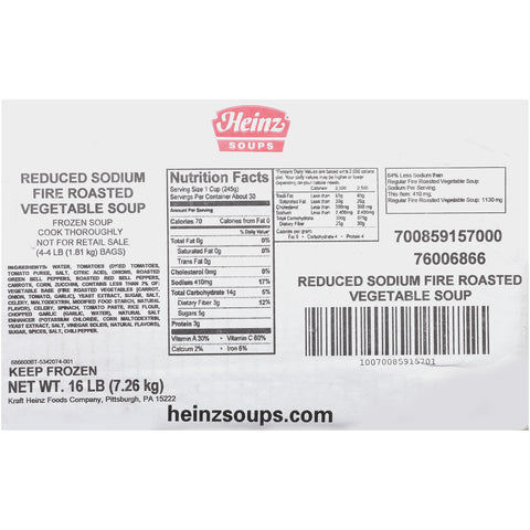 Soup Vegetable Fire Roasted Reduced Sodium 76006866