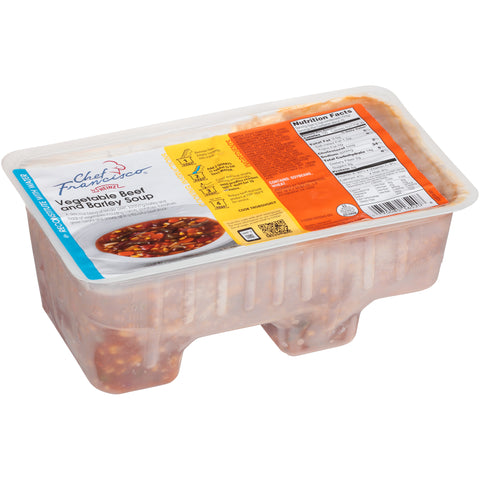 Chef Francisco® SOUP VEGETABLE BEEF & BARLEY (W) 165200/78001223