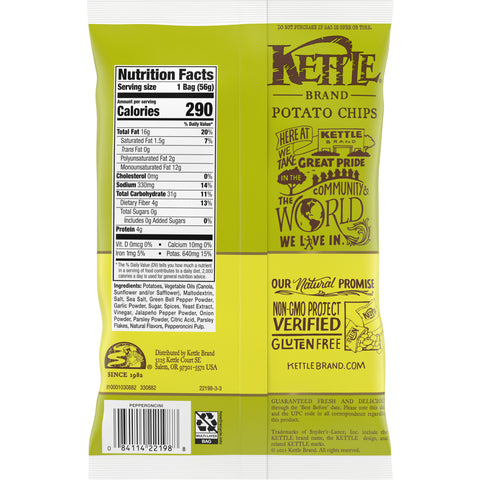 Kettle Foods CHP POTATO PEPPERONCINI