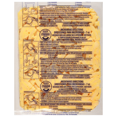 Kraft MACARONI & CHEESE POUCH FROZEN 7 OZ