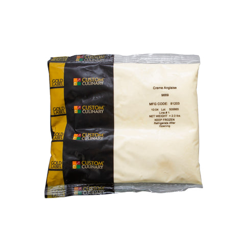 Custom Culinary® Crème Anglaise Sauce 8 x 2 lb.