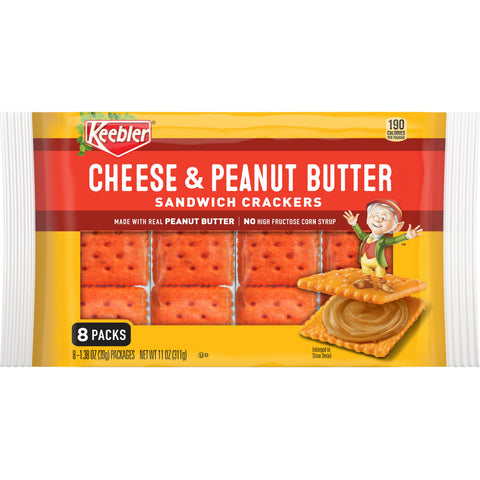 Keebler® CRACKER CHEESE & PEANUT BUTTER SANDWICH