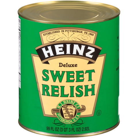 Heinz Sweet Relish, 99 Fluid Ounce -- 6 Case
