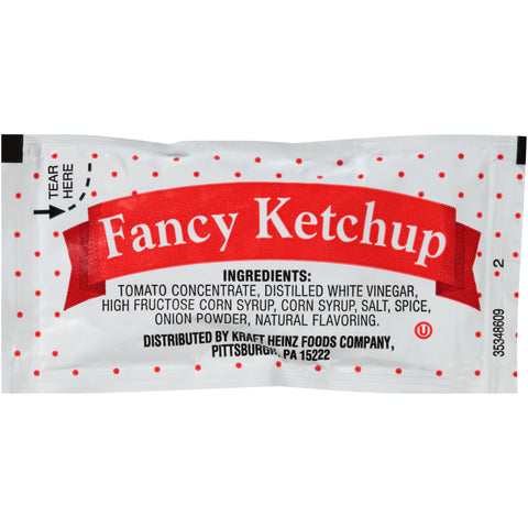 Portion Pac KETCHUP FANCY SINGLE SERVE FOIL PACKET 78002779