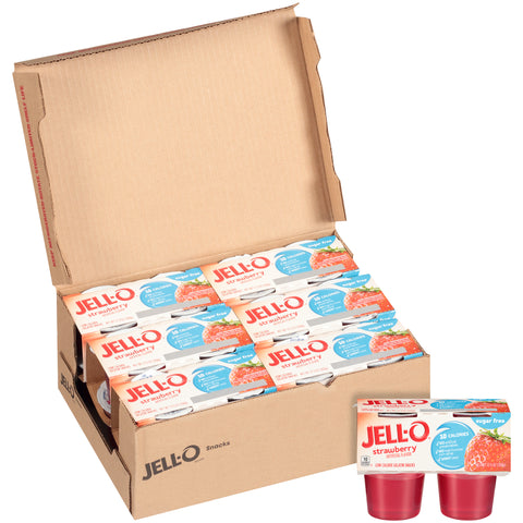 Gelatin Strawberry Sugar Free Ready To Eat