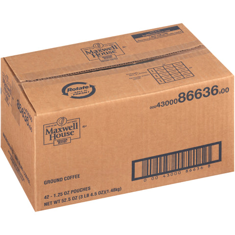Maxwell House Master Blend Office Service Coffee - 1.25 oz. pack, 42 packs per case
