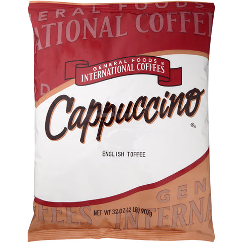 General Foods International Coffees (GFIC) CAPPUCCINO ENGLISH TOFFEE