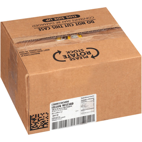 Mustard Yellow Single Serve Packet 530500/78000700
