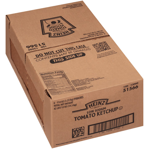 Heinz Low Sodium Ketchup, 114 Ounce.