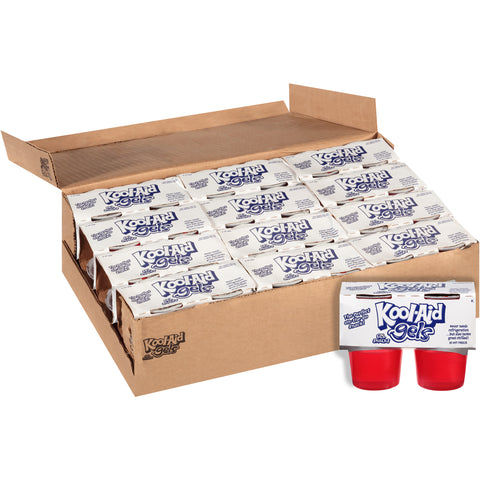 Handi Snacks Strawberry Gelatin 4 Pack 12 Case 14 Ounce