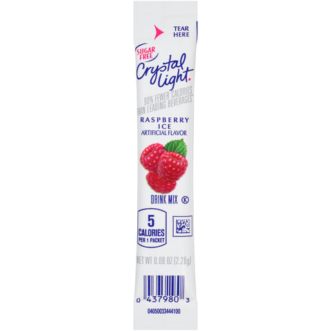 Crystal Light Raspberry On The Go Drink 120 Case .94 Pound