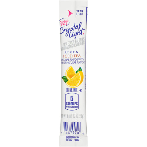 Krafts Crystal Light On The Go Iced Tea Drink 20 Ounce, 30 per pack -- 4 packs per case.