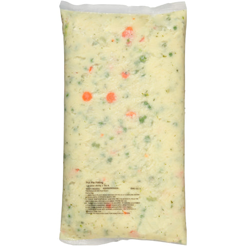 Quality Chef® POT PIE FILLING BAG NO CHICKEN 78001287