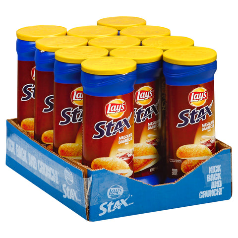 Lay's® CHIP POTATO STAX MESQUITE BBQ