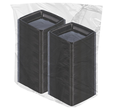 Dart CONTAINER CARRYOUT PLASTIC BLACK 10.25