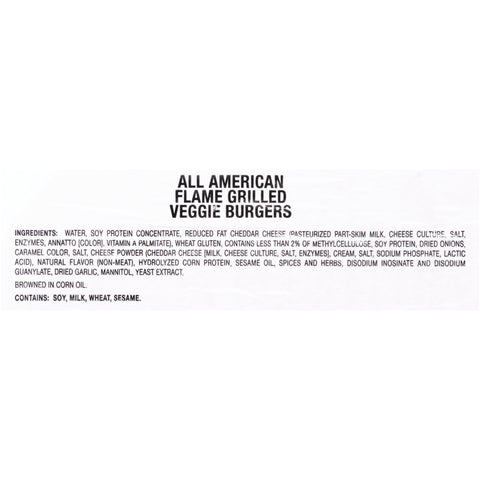 Kraft Frozen Boca Alliant American Burger, 5 Ounce -- 48 per case.