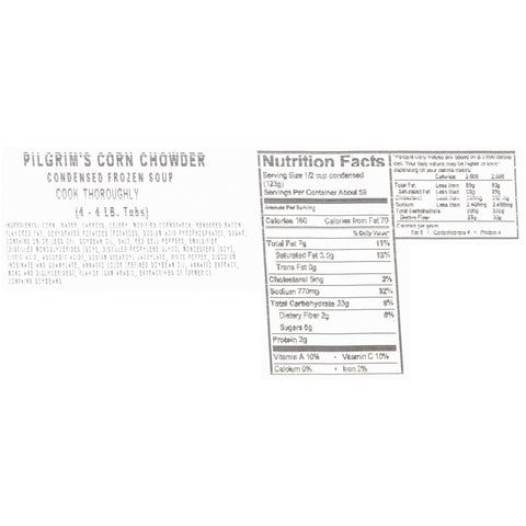Soup Chowder Corn (m) 163140/78001209