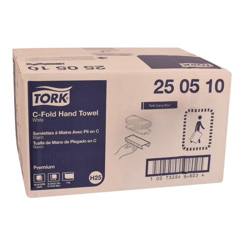 Tork Premium TOWEL C-FOLD PREMIUM WHITE 1-PLY 12.8X10.1