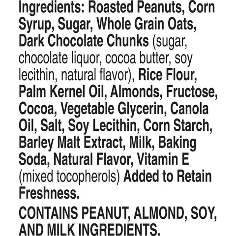 Nature Valley Sweet and Salty Nut Dark Chocolate Peanut Almond Snack Bar, 7.44 Ounce -- 12 per case.