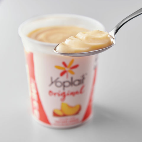 Yoplait Light YOGURT PEACH BLNDED LOW FAT